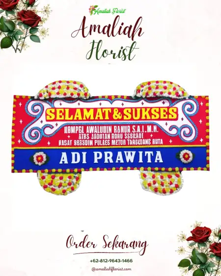 Papan Bunga Ucapan Selamat Demangan